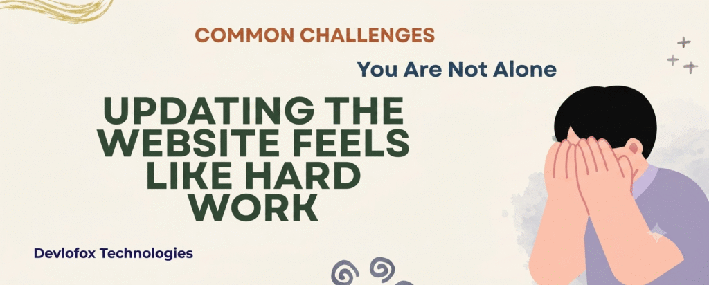 updating the Website feels Hard